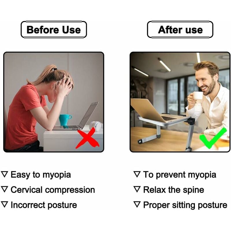 Support de livre réglable, hauteur et angle réglables, support de livre ergonomique avec trombones - 5