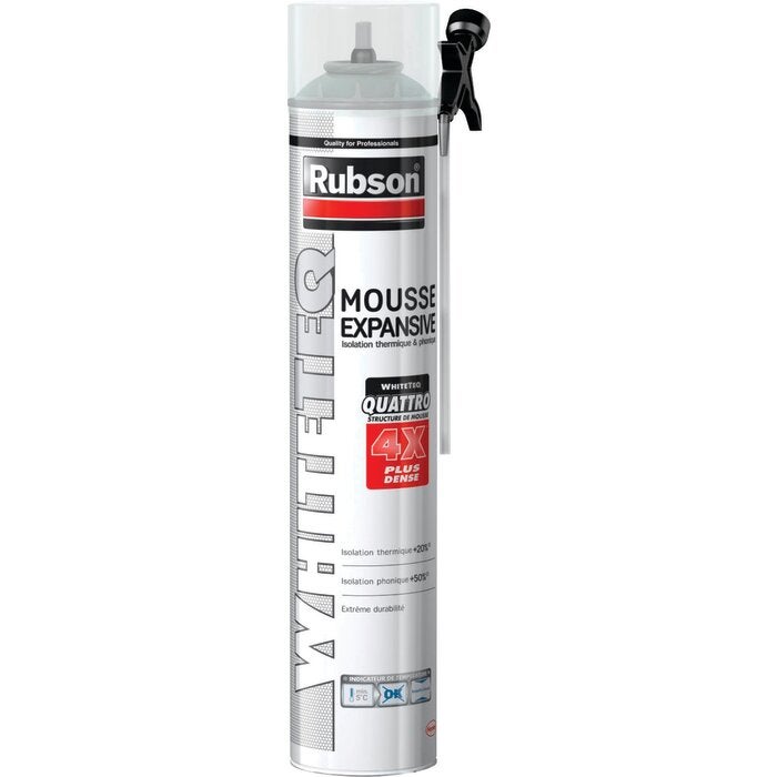 Mousse expansive thermique/phonique WHITE TEC aérosol-500ml - 3