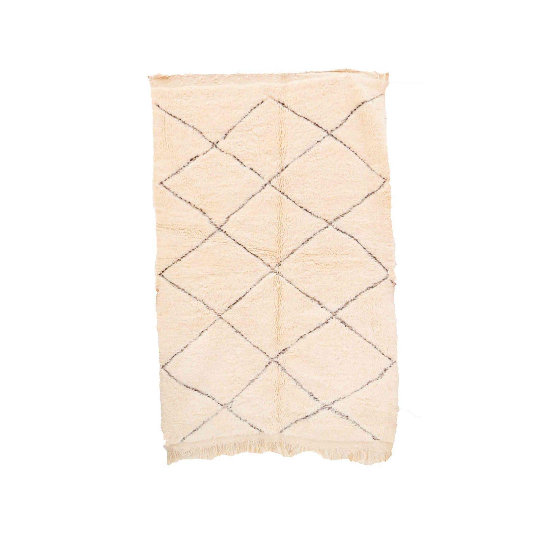 Tapis marocain en laine berbère 153 x 97cm Tapis marocain en laine berbère 153 x 97cm