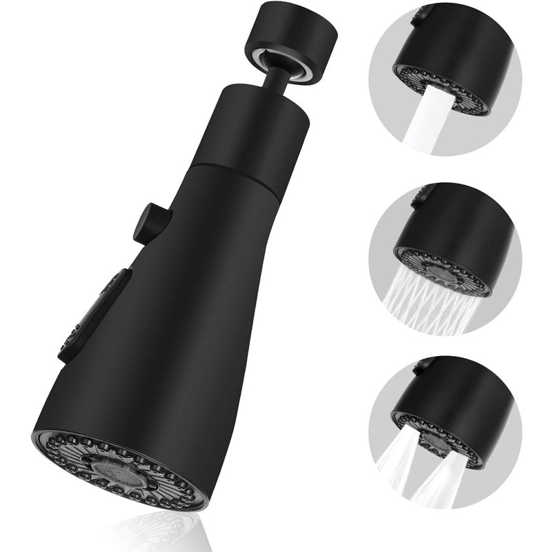 Wylewka do Baterii Kuchennej, Obrotowa o 360° Perlator do Baterii Kuchennej, 3 Tryby Końcówki do Baterii Kuchennej, Do FM22 Aerator Wylewki Kuchennej