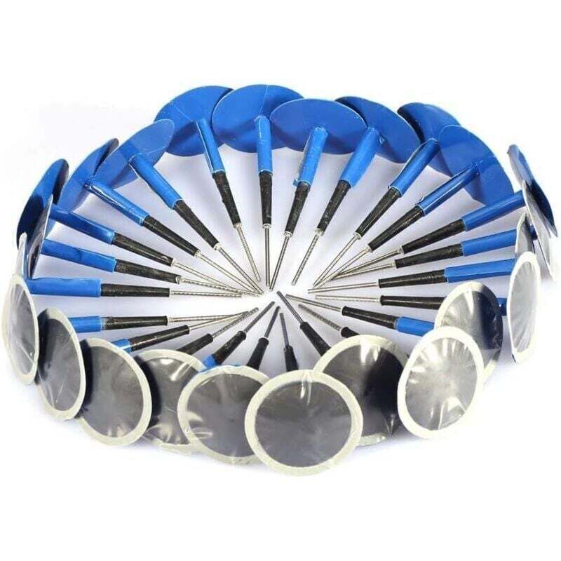 Kit de reparare a anvelopelor tubeless, 24 de piese kit universal de reparare a perforațiilor anvelopelor tubeless pentru mașini