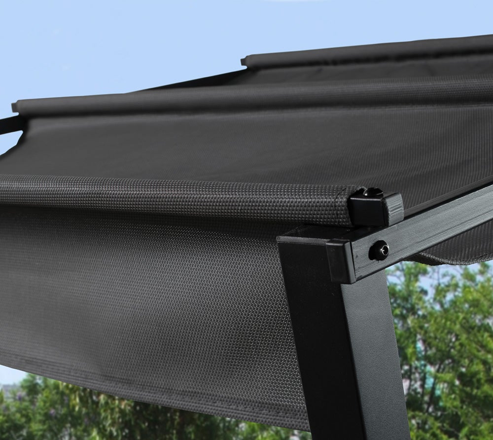 Sojag Aluminium Balançoire de jardin Carleton | pour 4 personnes | Noir | 223x112x192 cm - 5