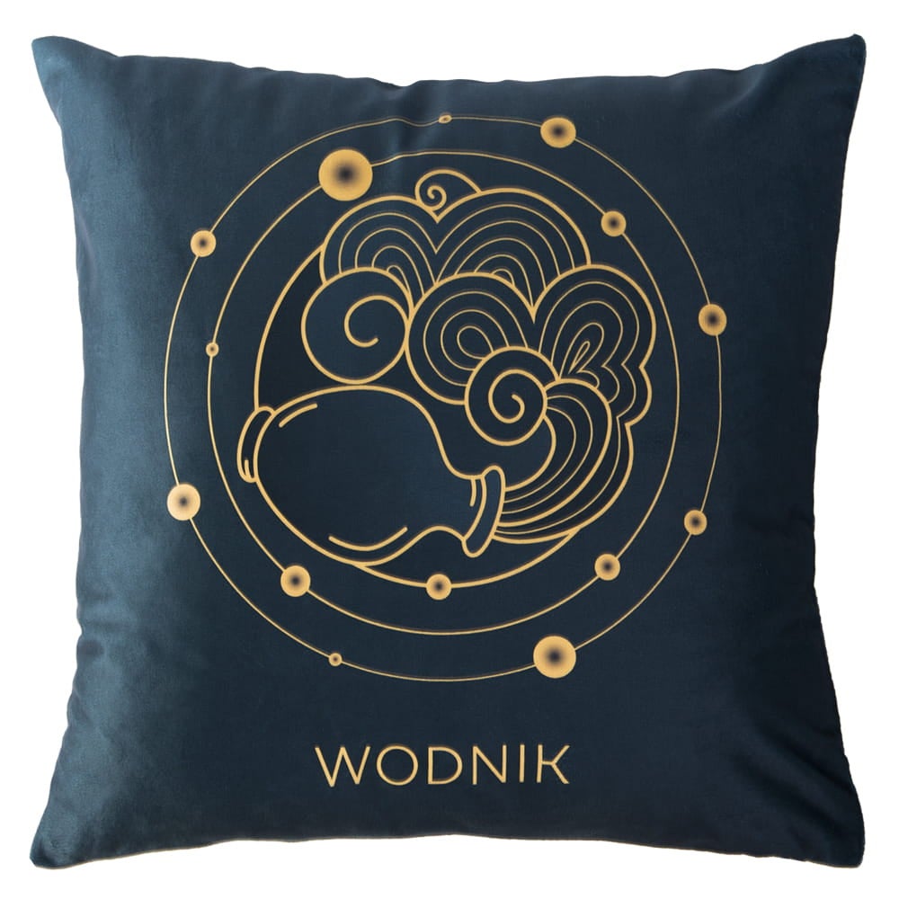 Poszewka dekoracyjna 40x40 Znak zodiaku Wodnik - Darymex