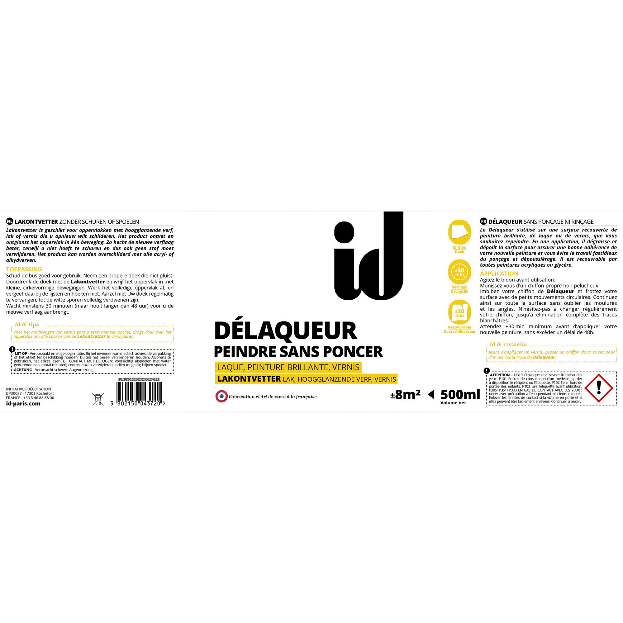 Decerante legno ID 0.5 L - 2