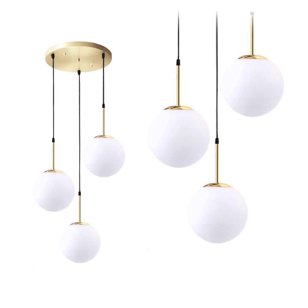 Lampa Sufitowa Wisząca Toolight App656-3Cpr Złoty