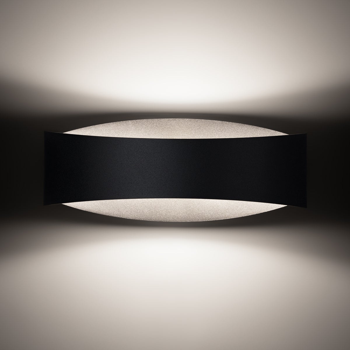Kinkiet LITIM czarny LED 3000K - 12x30x12cm Sollux