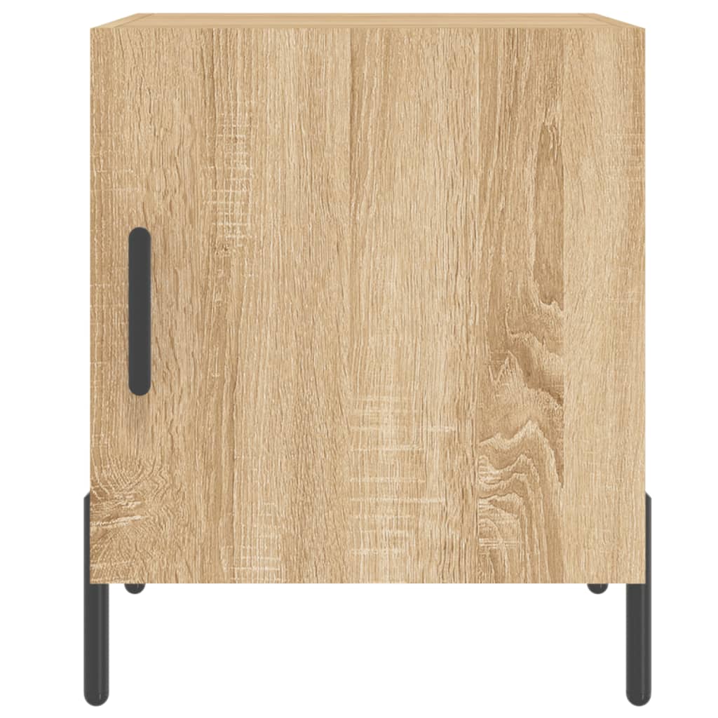 Table de chevet chêne sonoma 40x40x50 cm bois d’ingénierie - 5