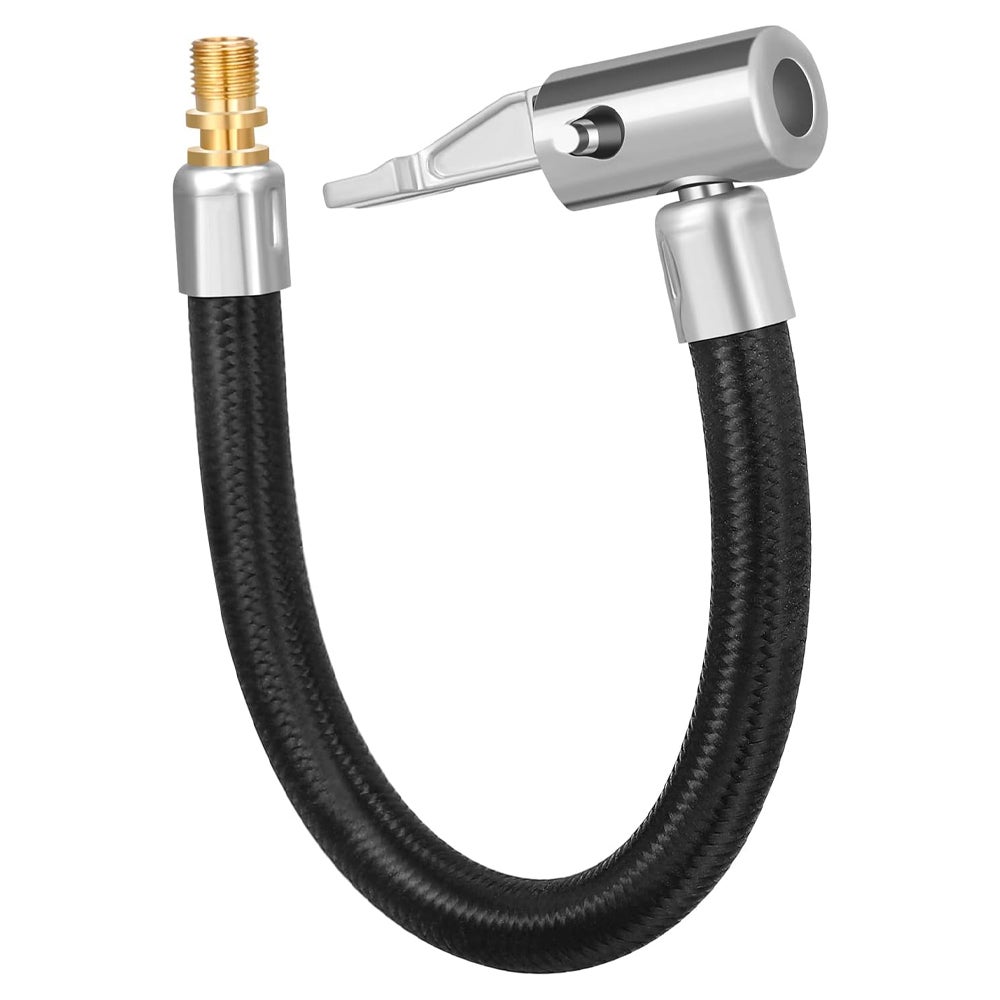 Przedłużka do pompowania opon o długości 20 cm, adapter do zaworu opony, przedłużka do pompowania opon samochodowych, odpowiednia do samochodów, moto