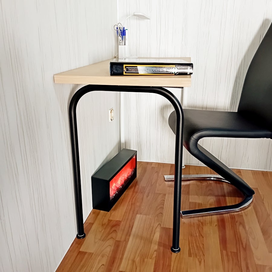 Monarka , Patas Para Mesa (73 Alto X 60 Cm Fondo) Juego 2 Und, Metálicas, Para Mesas De Salón Comedor, Jardín, Encimeras. Md. Malaga. Color Negro , Leroy Merlin