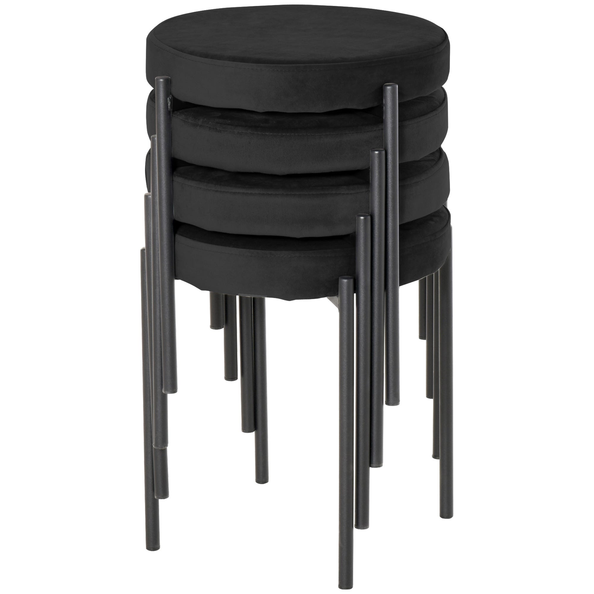 Set 4 sgabelli da bar velluto blu girevole sgabello sedia da bistrot Set 4 sgabelli da bar velluto blu girevole sgabello sedia da bistrot
