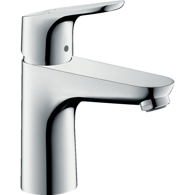 Bateria umywalkowa hansgrohe Focus 100 chrom ergonomiczna i oszczędna