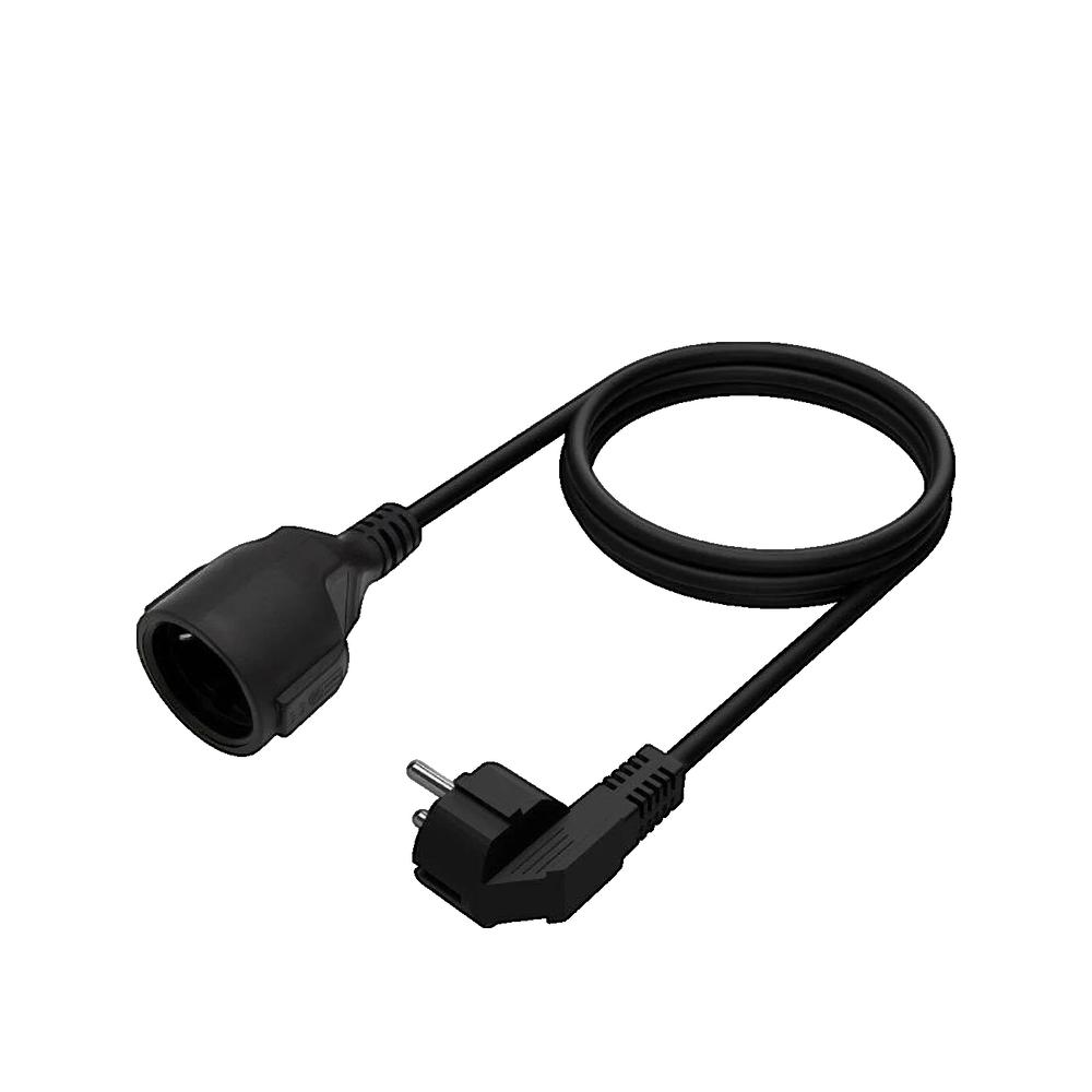 Aisens Cable Alargador De Alimentación A132-0603/ Cee7 Macho, Cee7 Hembra/ 10M/ Negro , Leroy Merlin