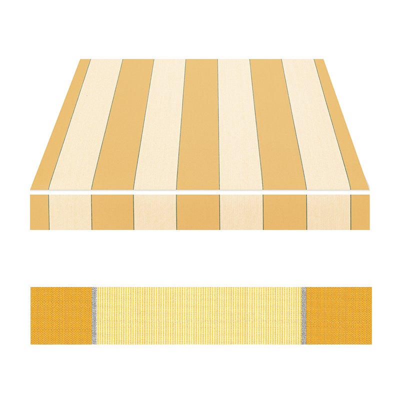 Toile De Remplacement Pour Store Banne Tomostar - Tissu Crème 5 X 3,5 M (480 X 345 Cm) - Polyester Imperméable UV - Pour Auvent De Jardin, Terrasse