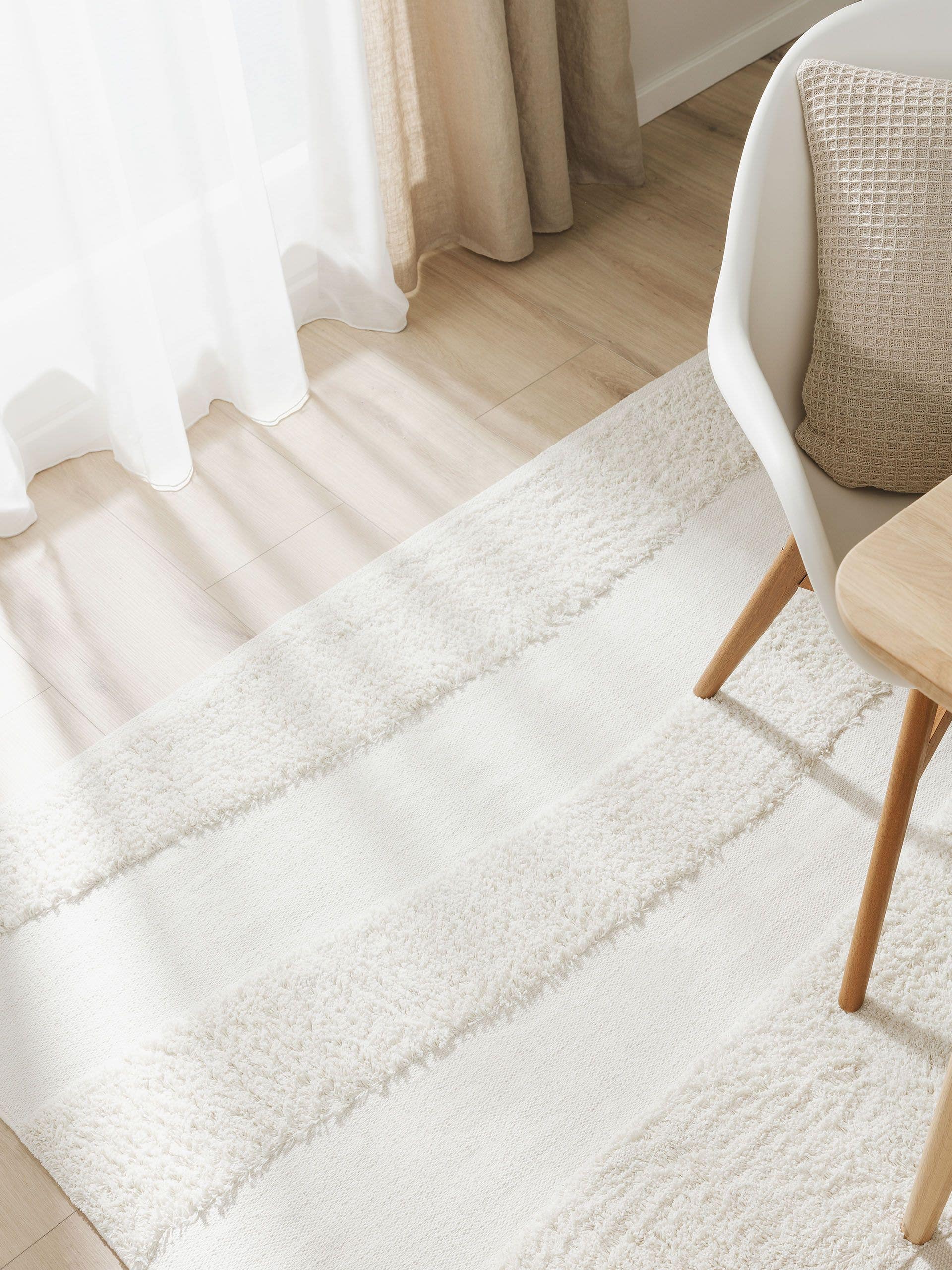 BENUTA - Tapis en coton Isla crème 200x300 cm - 3