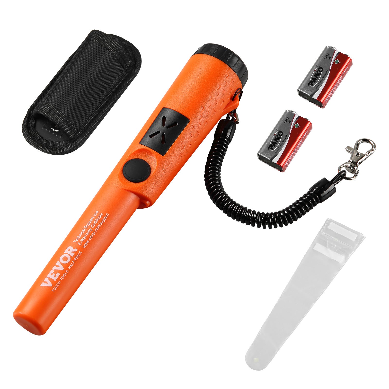 Wykrywacz metali Pinpointer IP66 Całkowicie wodoodporny wykrywacz metali Głębokość wykrywania 5 cm Propointer Poszukiwanie skarbów z 3 trybami D VEVOR