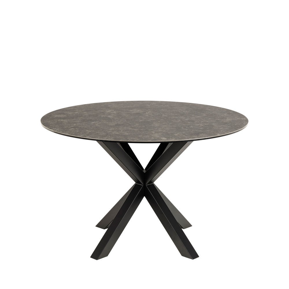 Table Ronde Verre Doré 4 Personnes – Design Moderne Salle à Manger