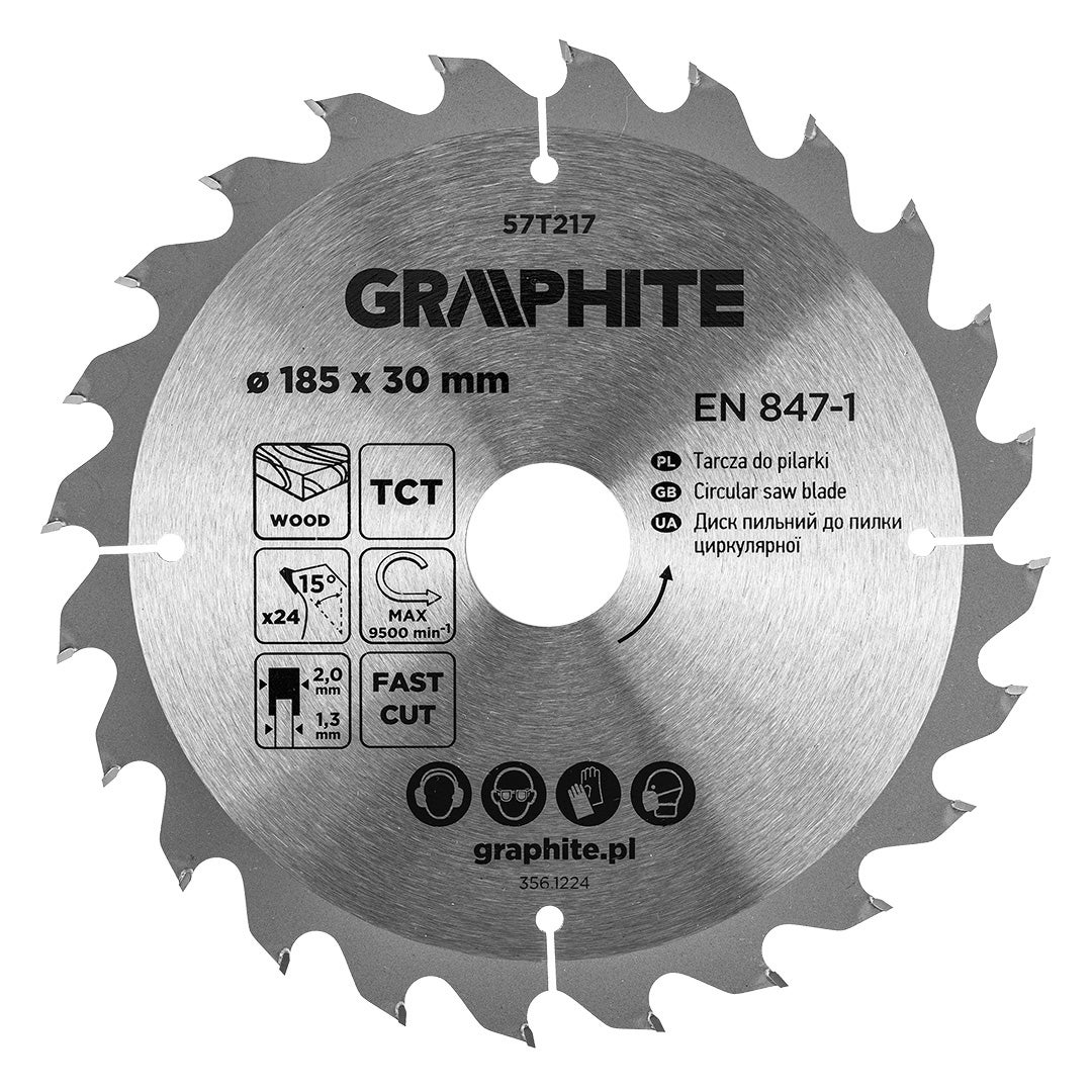 Disc fierastrau, VIDIA, 185 x 30 mm, 24 dinti 57T217