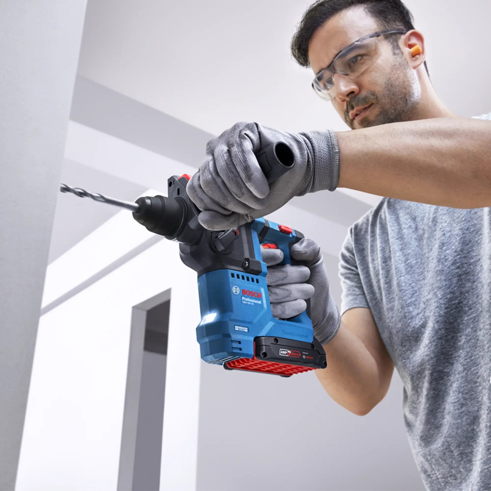 BOSCH GBH 18V-18 Tassellatore a batteria 18 V SDS Plus, 2×2,0 Ah, 1,5 J. - 6