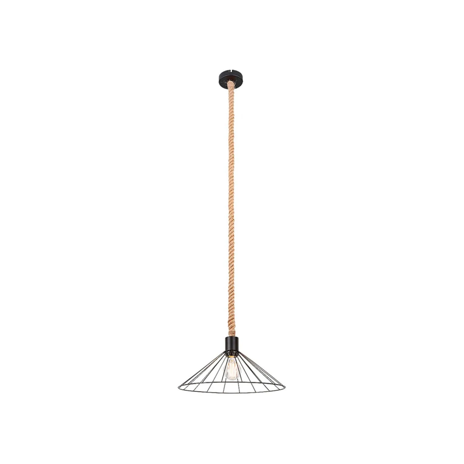Lampa wisząca Daryl czarna 1xE27x40W metal wym:120x35x35cm IP20 Rabalux