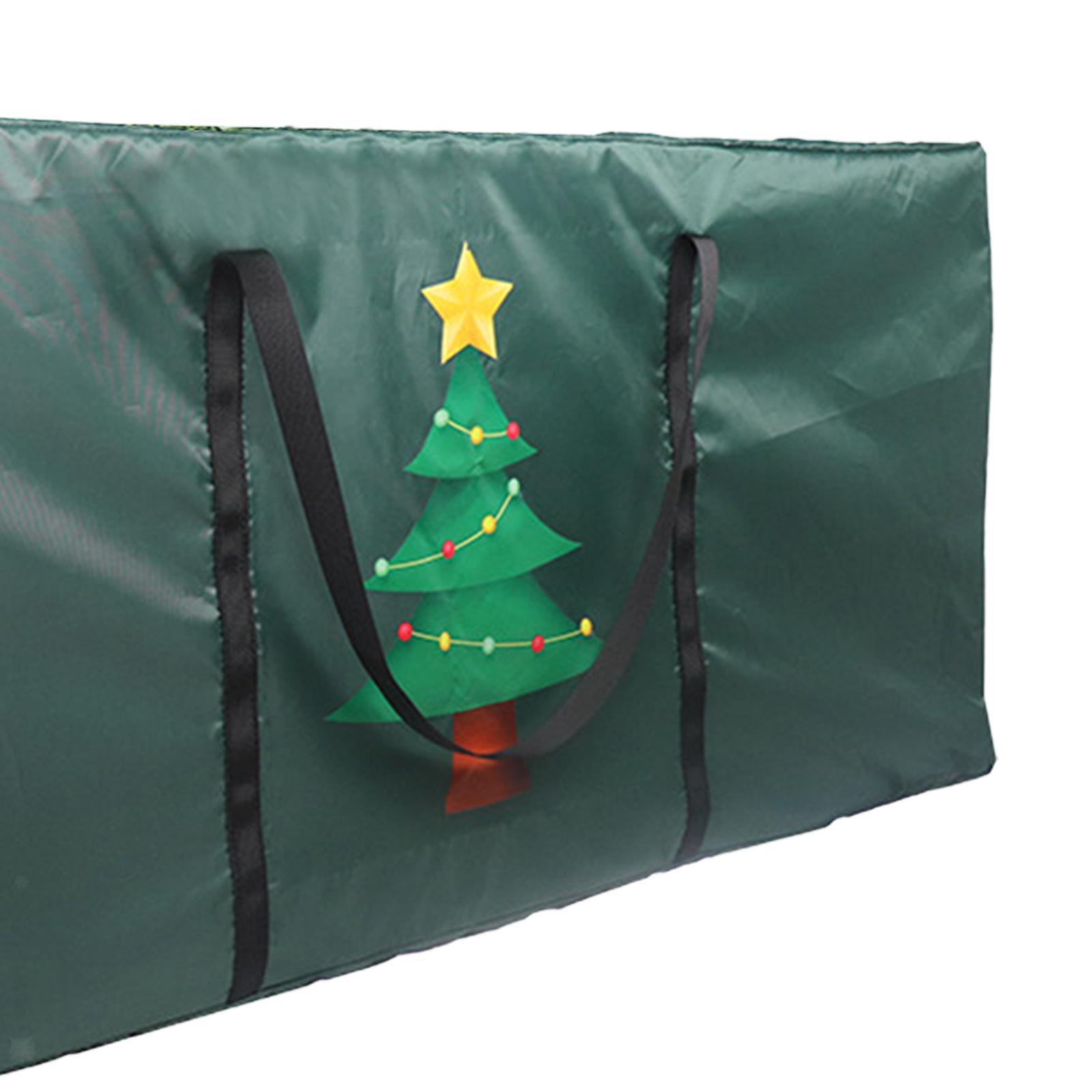 Sac de rangement pour sapin de Noël, sac de rangement étanche pour sapin de Noël artificiel, anti-poussière, Oxford 210D, 122 x 38 x 51 cm - 9