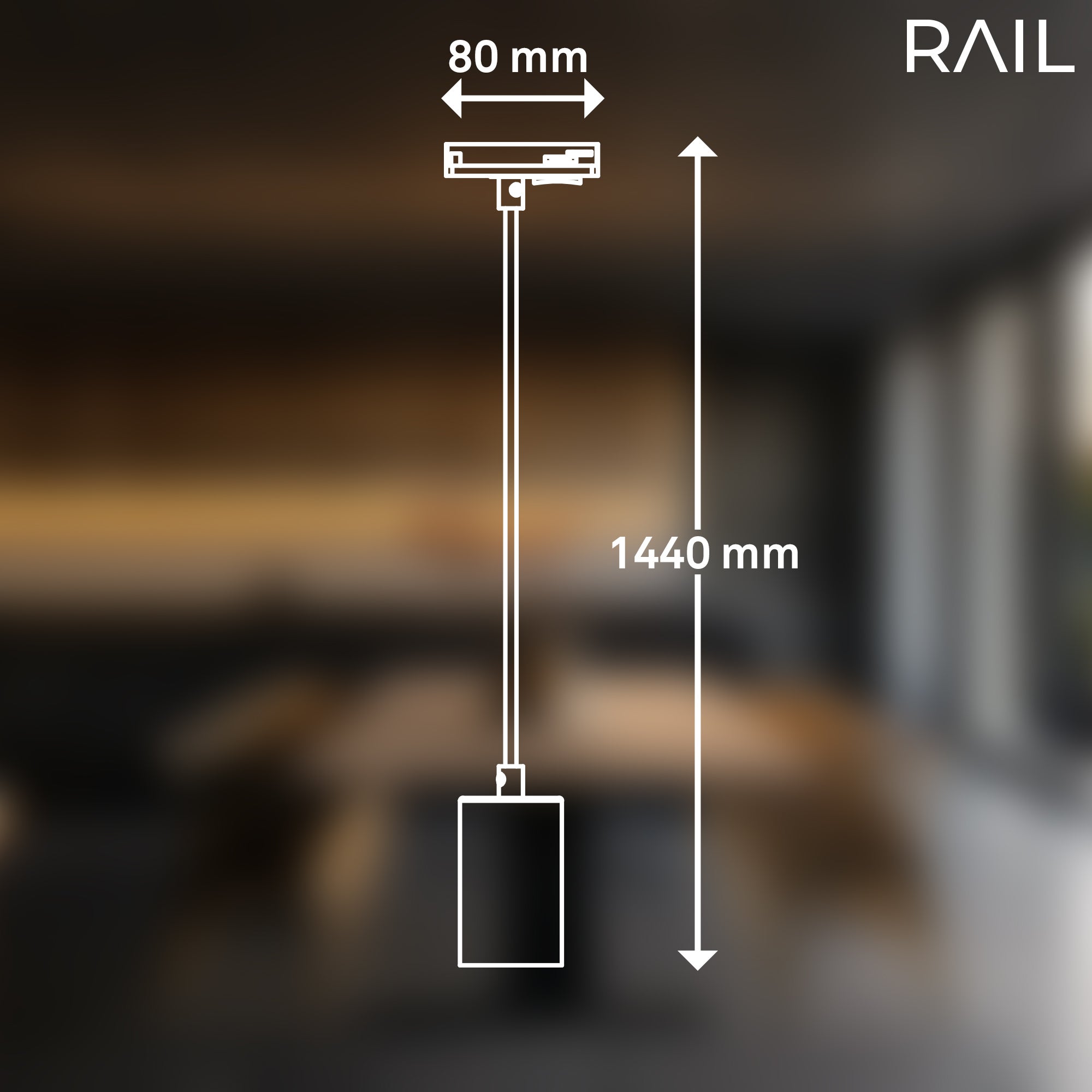 Pendente Per Binari Rail Metallo Bianco Opaco 1 Luce Gu10 - 7