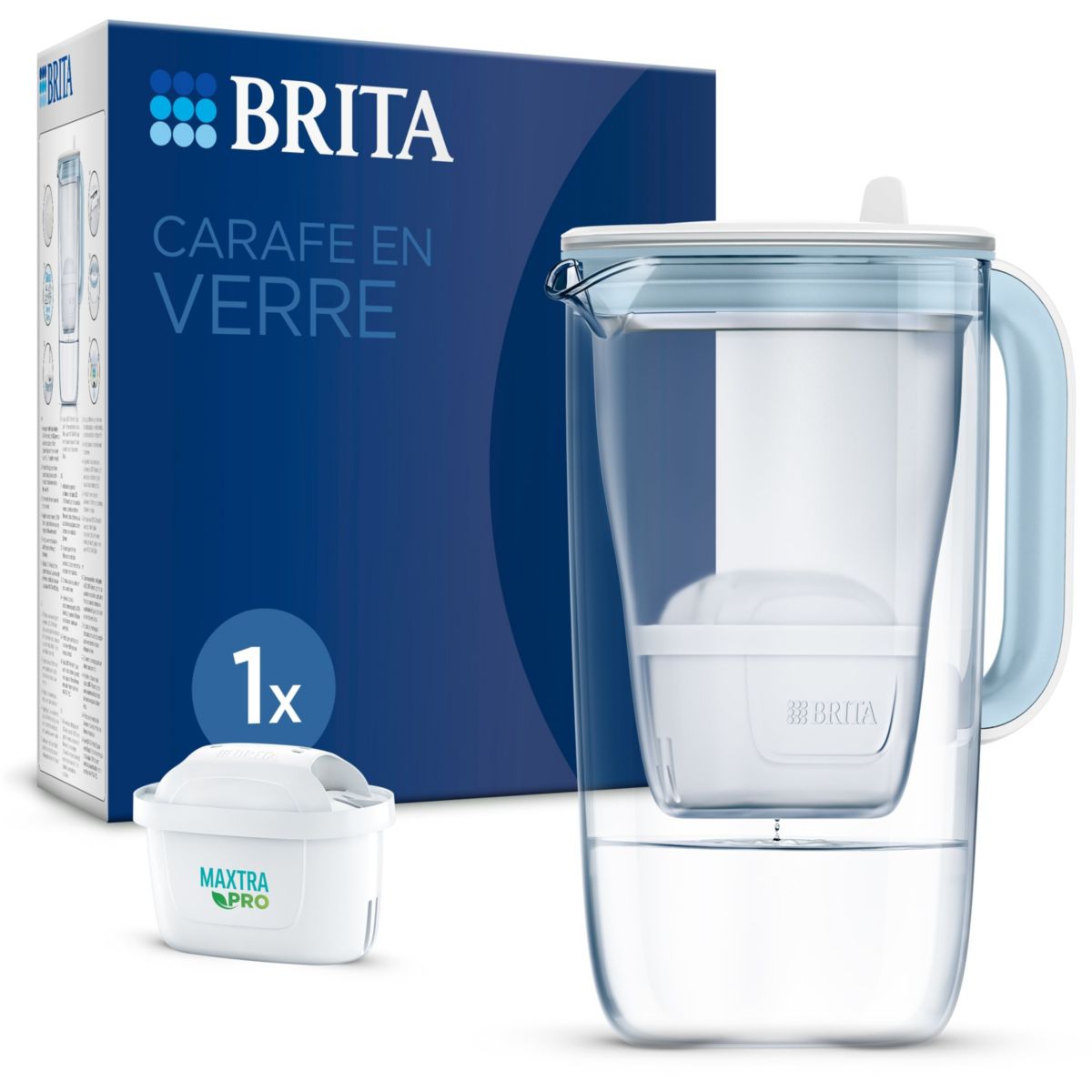 Brita Carafes - Carafe filtrante Style XL LED, volume 3,6 l, filtre