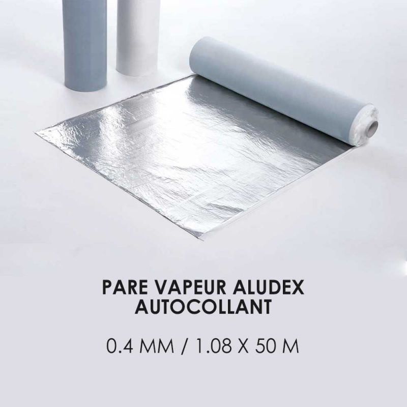 Aludex pare vapeur autocollant pour tanchit  l'air (1.08x50m) (54 M) |  Leroy Merlin