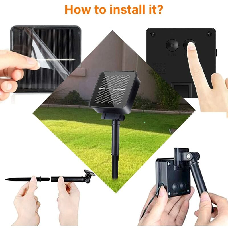 Stringa Luminosa A LED Per Esterni NETTLIFE 15 M Lampada Da Giardino IP65 Impermeabile 16 Lampadine | Leroy Merlin - Foto 8