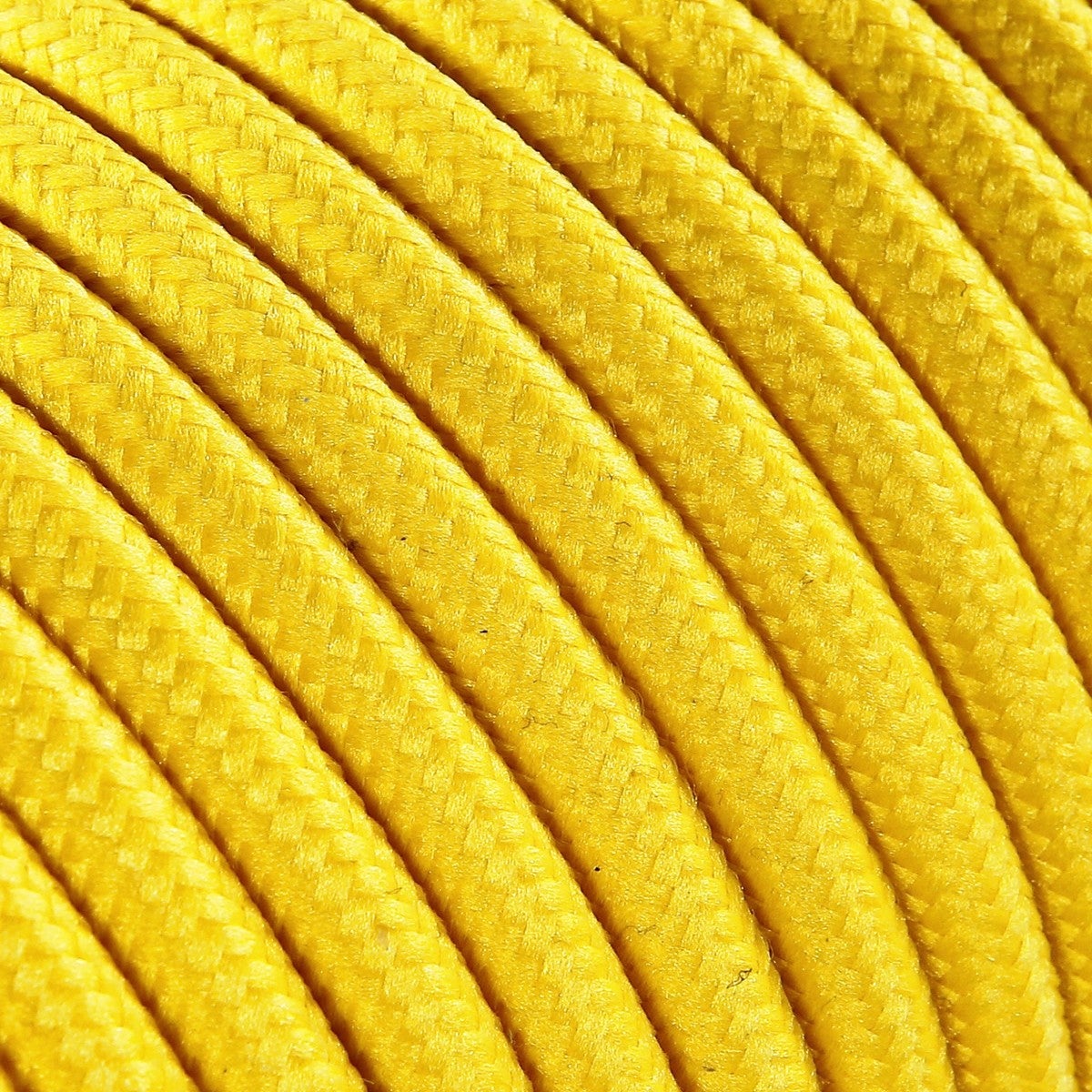Cable Textil Redondo Klartext LUMIÈRE – 3x0,75 Mm, 3 Metros, Color Marfil, Con Tierra Y Protección Antigolpes