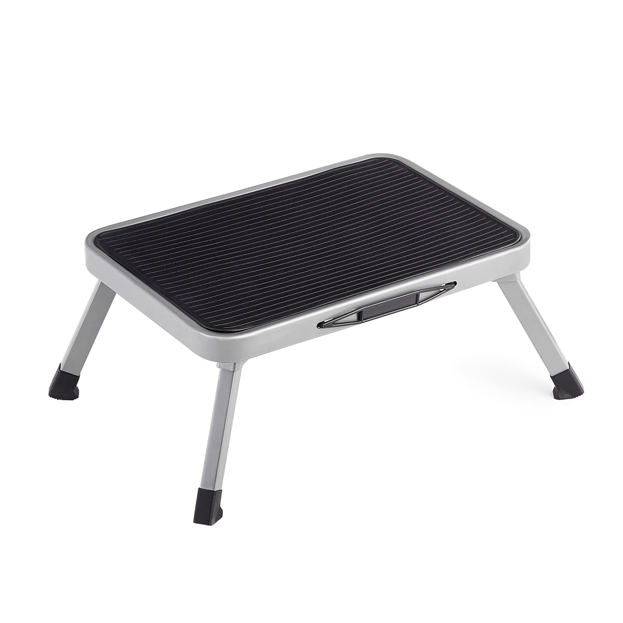 Songmics Gris Escalera Plegable De Acero - Imagen 3