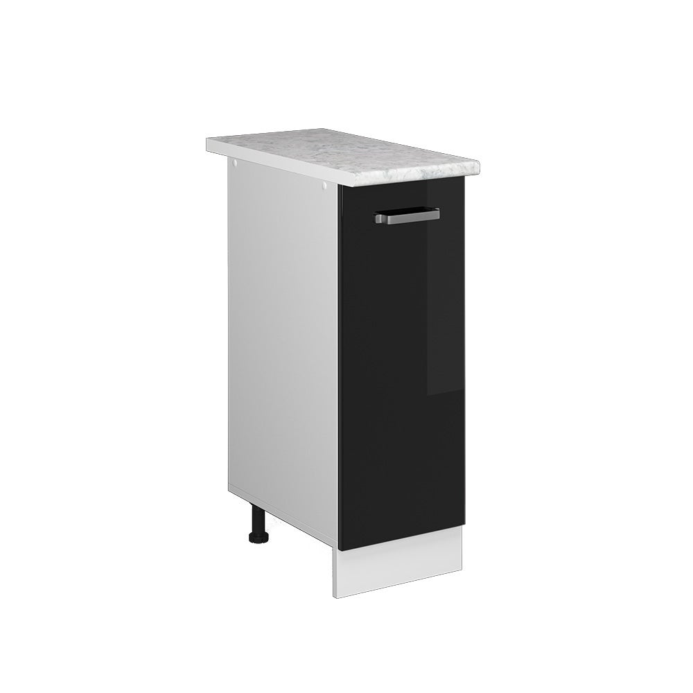 Vicco Szafka apteczna R-Line, Czarny wysoki połysk, 30 cm , BP Marmur