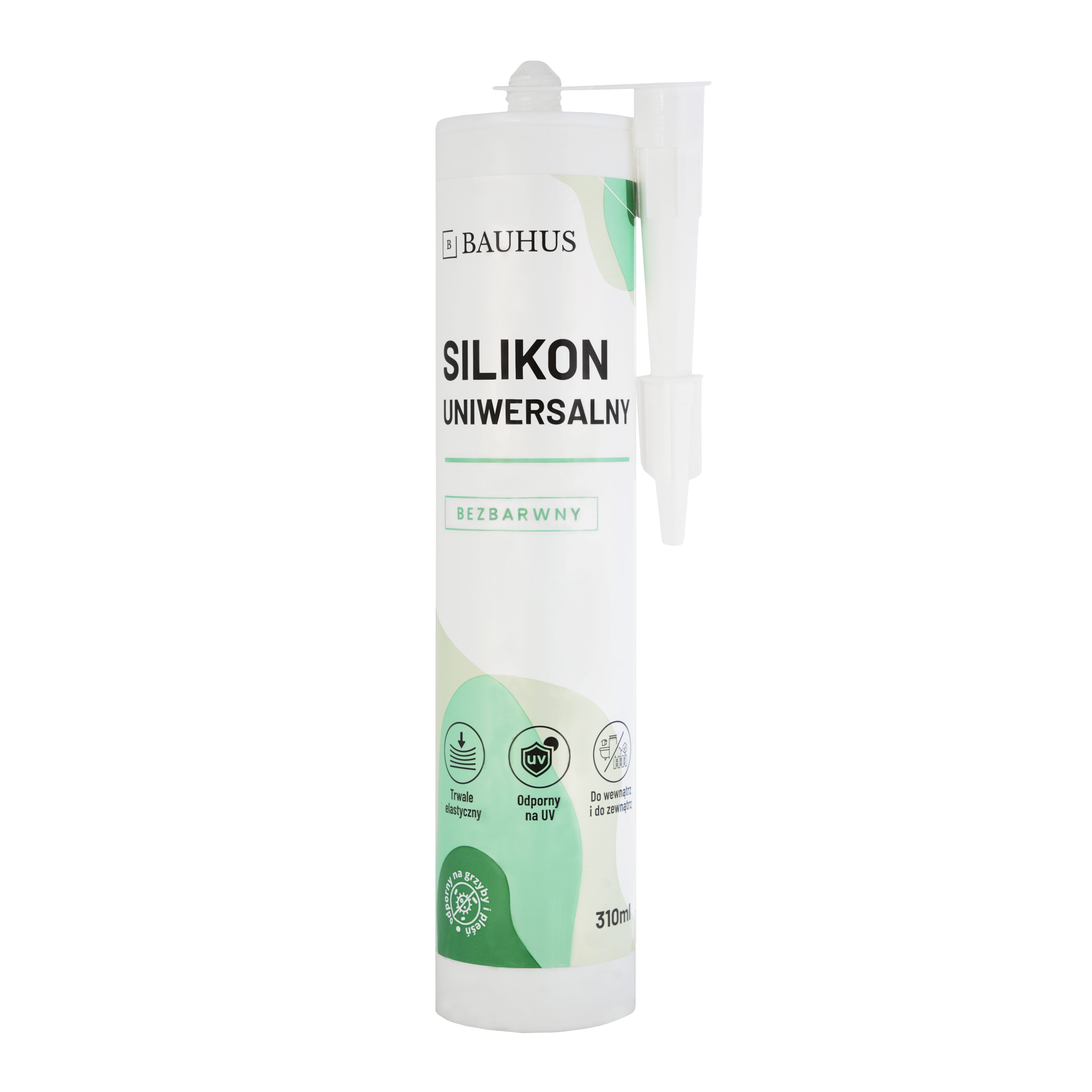 Silikon Uniwersalny BEZBARWNY Bauhus 280 ml