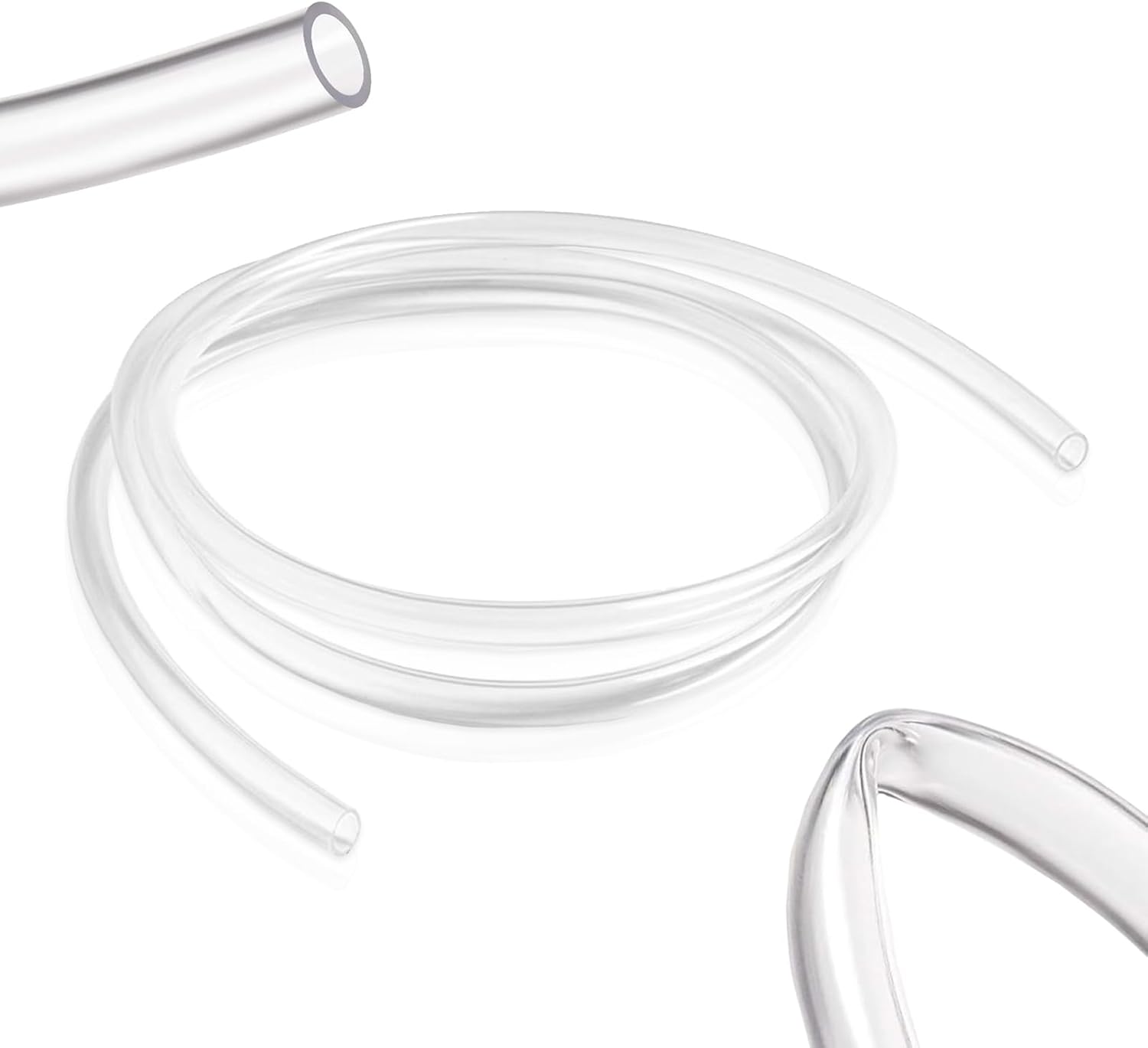 Tubo Flessibile In PVC Rinforzato QuQuyi, Diametro 38 Mm, Lunghezza 9,4 M, Per Acqua E Prodotti Chimici Leggeri, Con Fascette In Acciaio Inox - 2