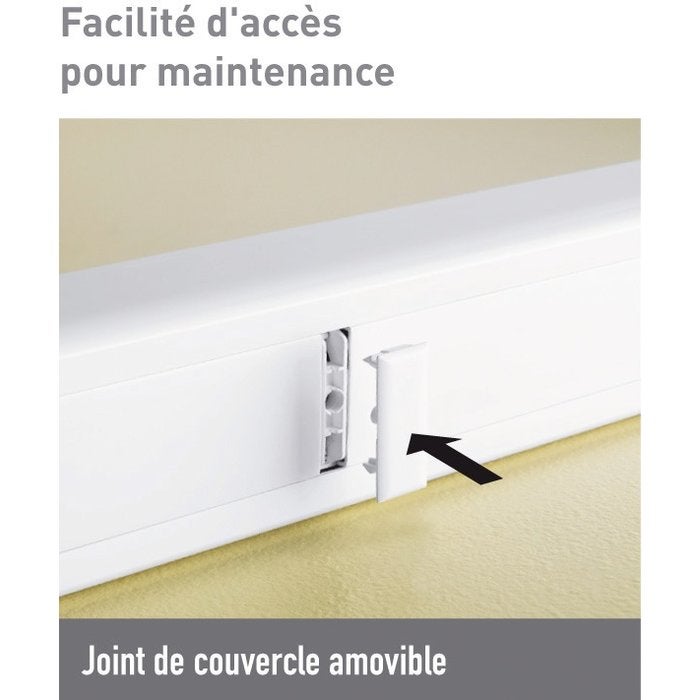 Goulotte double à clippage direct - 50 x 145 mm - Mosaic - Legrand - 4