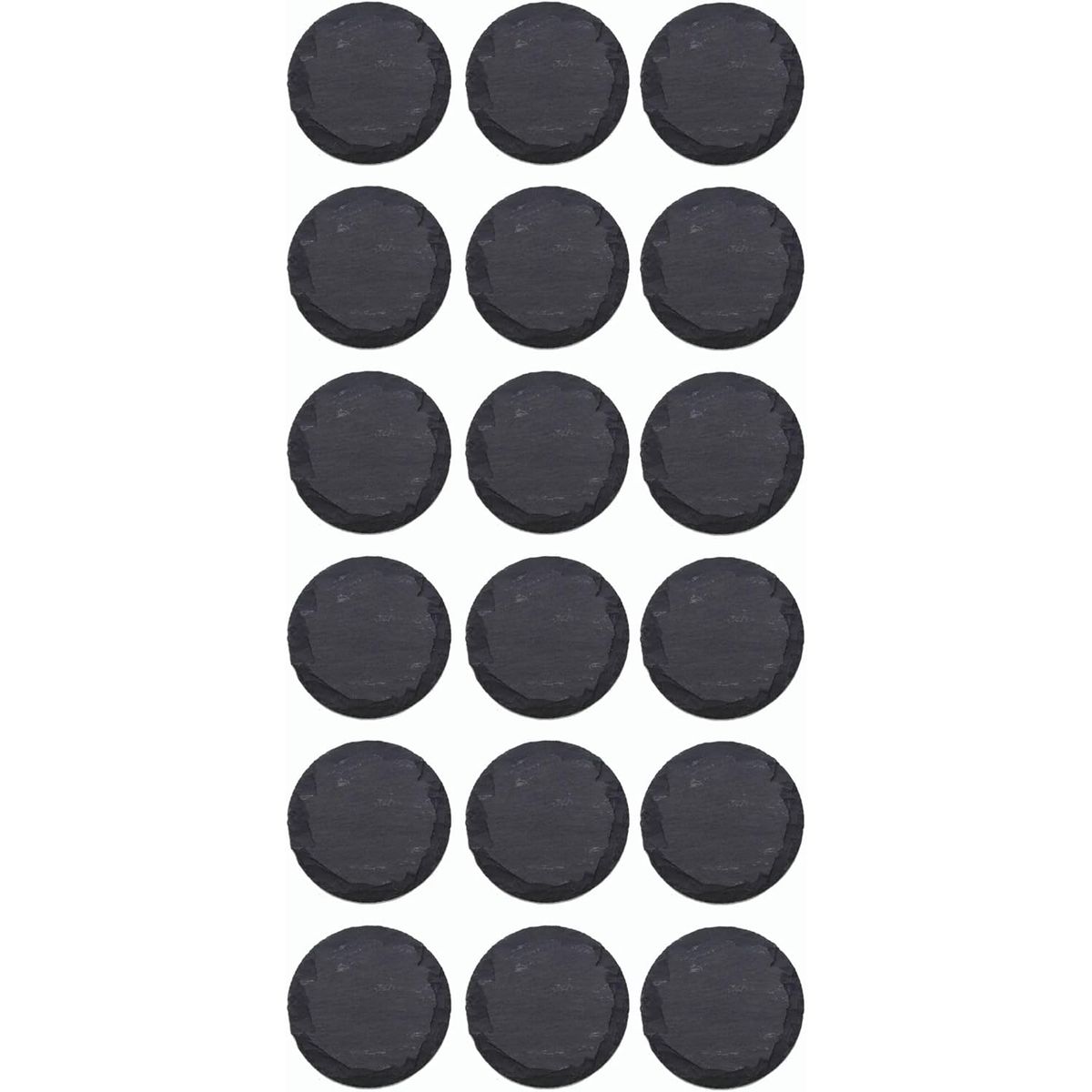 12 platos redondos pizarra 33 cm