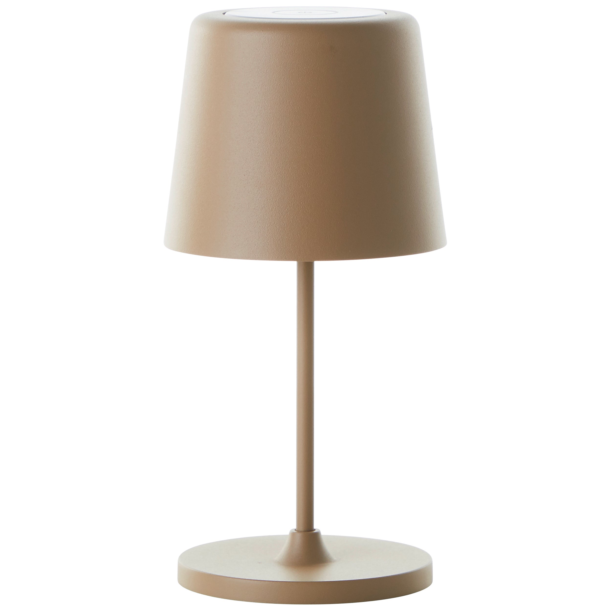 Brilliant Kaami Lampa stołowa ogrodowa LED, 37 cm, kolor cappuccino, matowy metal/złoty bambus, zintegrowana dioda LED 2 W - 8