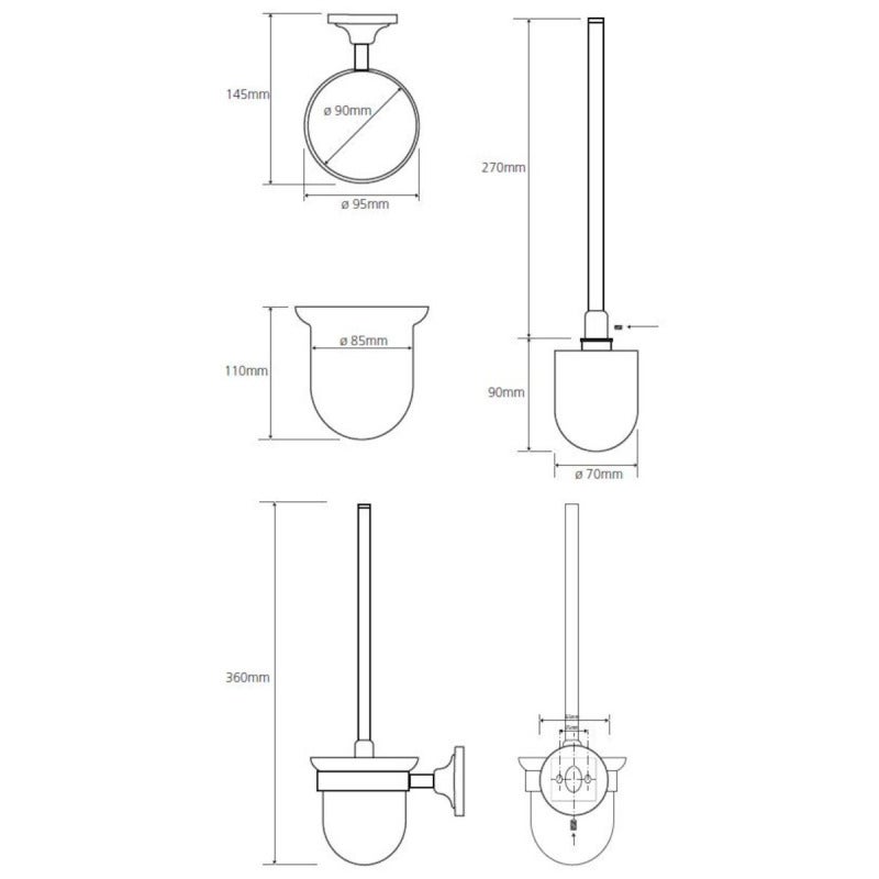 BEMETA Scopino Ricordi in ottone, bronzo (OPTIMARIC37BR) - 2