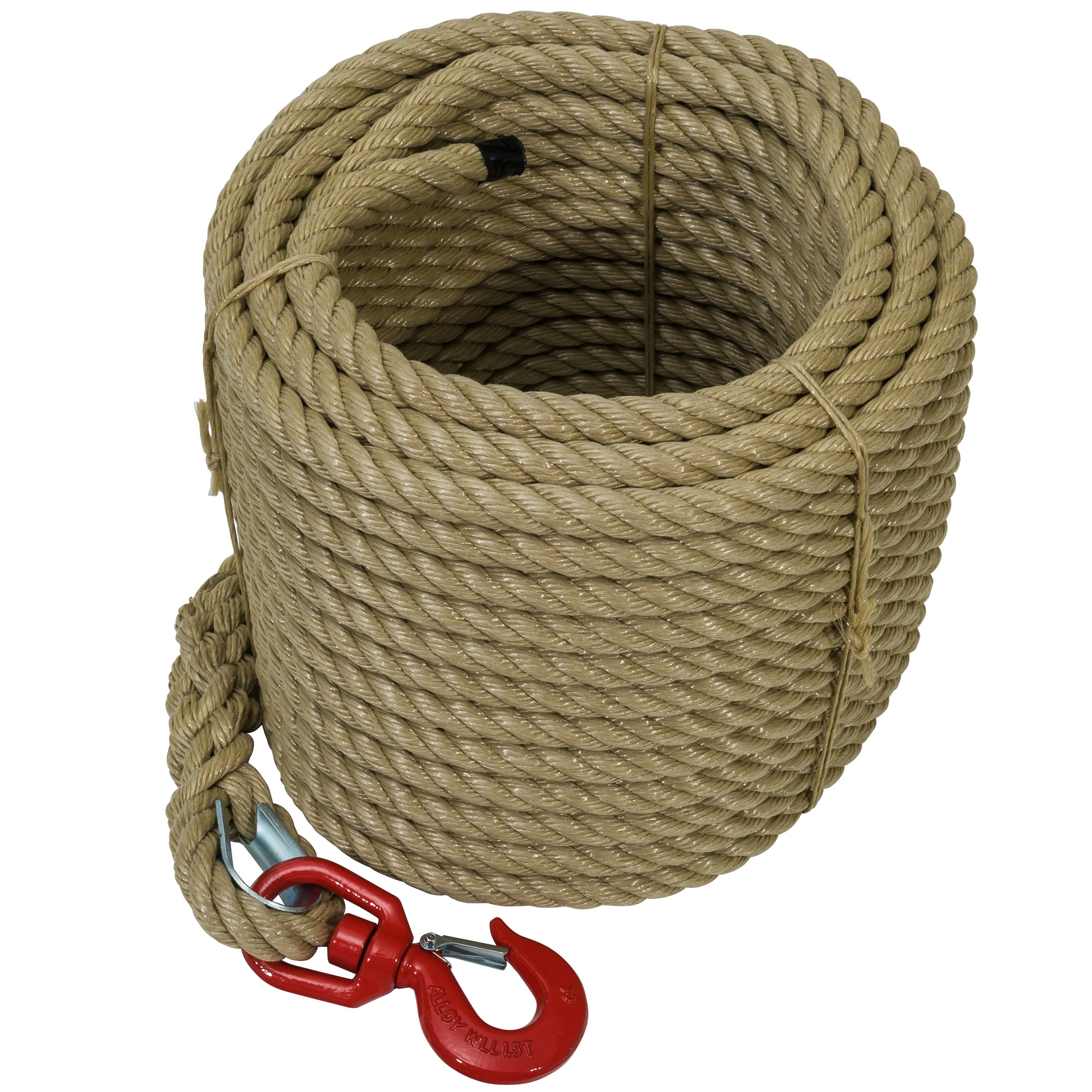 Corde à poulie avec crochet Ø20mm x 30 m WERKA PRO - 4