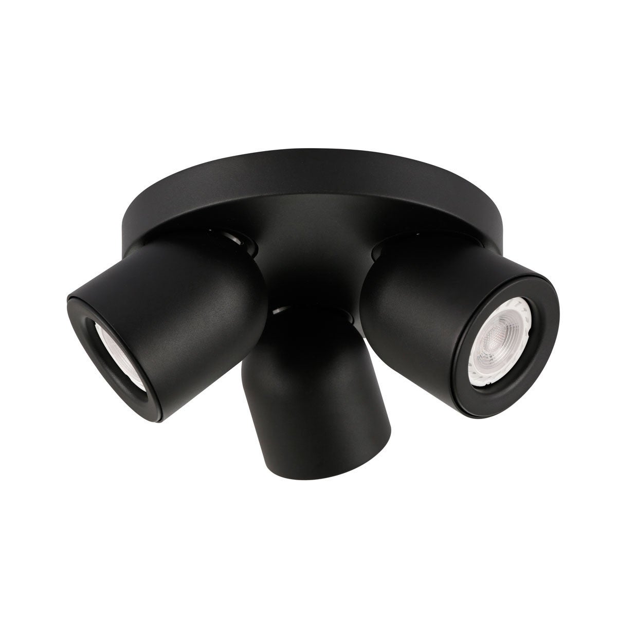 Lampa sufitowa NUORA czarna 3xGU10x35W metal wym:10,5x21,5x21,5cm IP20 Italux - 3
