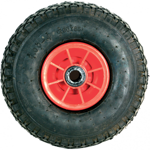 Set Di 4 Ruote 3.00-4 Per Carriola, Ruote Ad Aria, 260x85 Mm, Cerchione - Foto 6