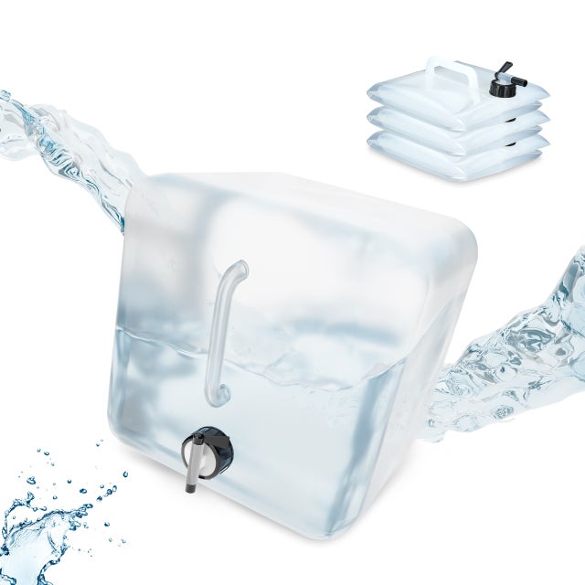 Bidon Eau 20 Litres Avec Robinet Métal - Réservoir Stockage Eau Potable Extérieur Camping