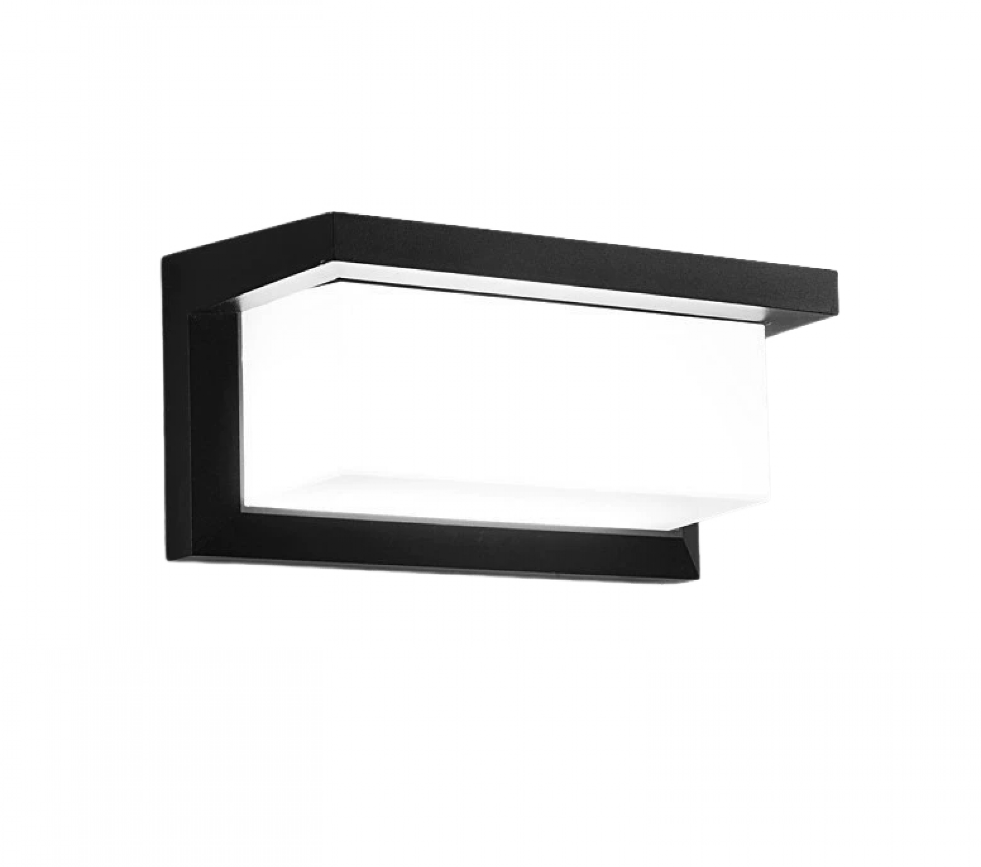 Zewnętrzna lampa ścienna LED z czujnikiem ruchu, 18W, zimna biel