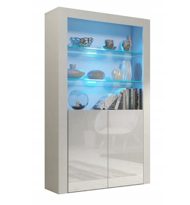 Standvitrine Barock Vitrine Antik Schrank Gold Holzvitrine Bücherschrank Regal e