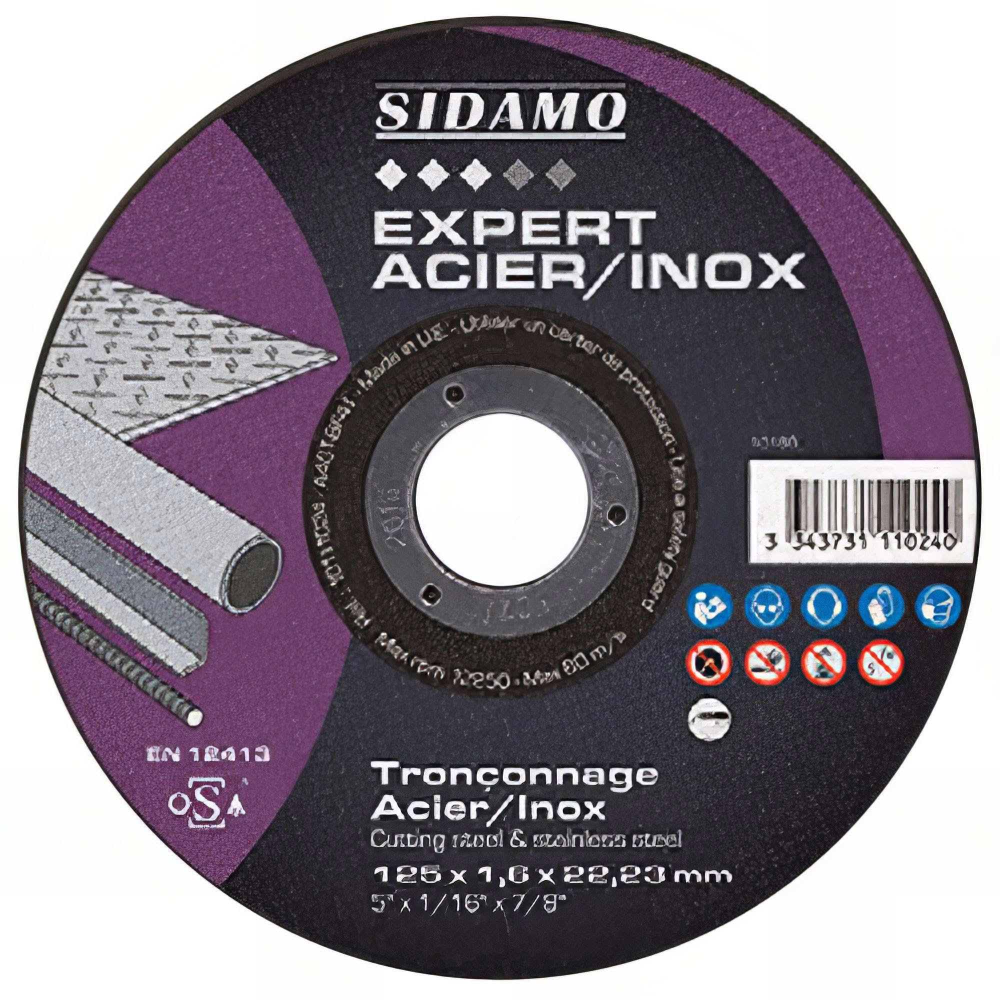 DISQUES A TRONCONNER METAL,INOX 125 x 1.6 x 22 MM - LOT DE 25 PIECES DISQUES A TRONCONNER METAL,INOX 125 x 1.6 x 22 MM - LOT DE 25 PIECES
