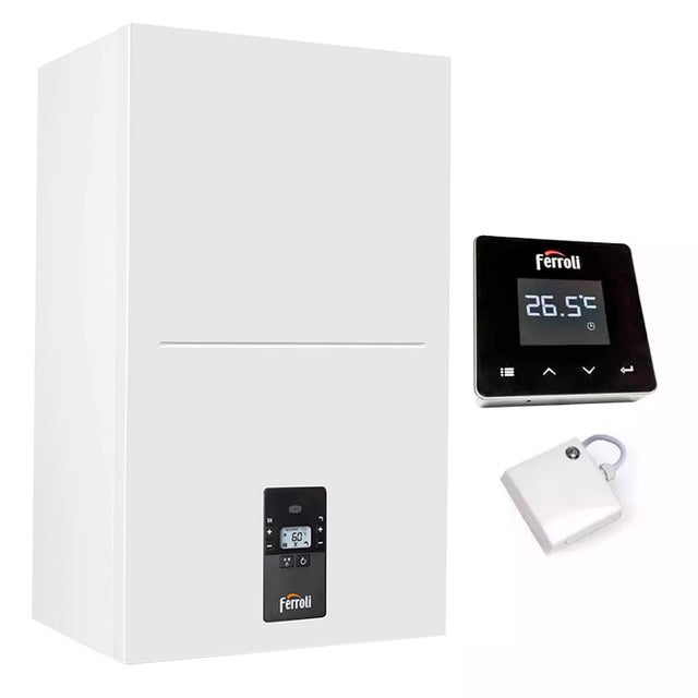 Caldera de gas Ferroli Bluehelix Alpha 28 C + CONNECT SMART WIFI