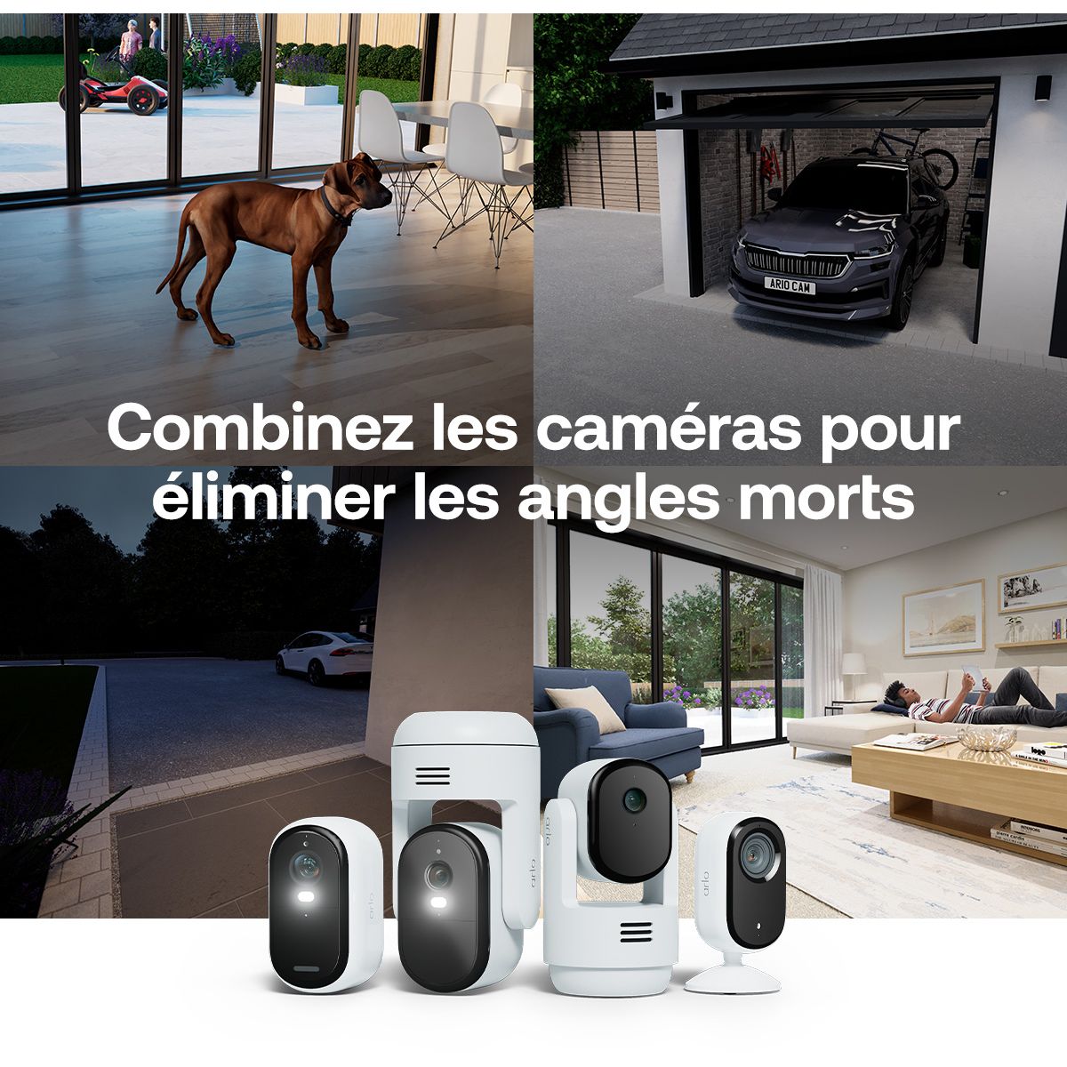 Caméra de surveillance ARLO 3 caméras ext Essential3 2k - 4