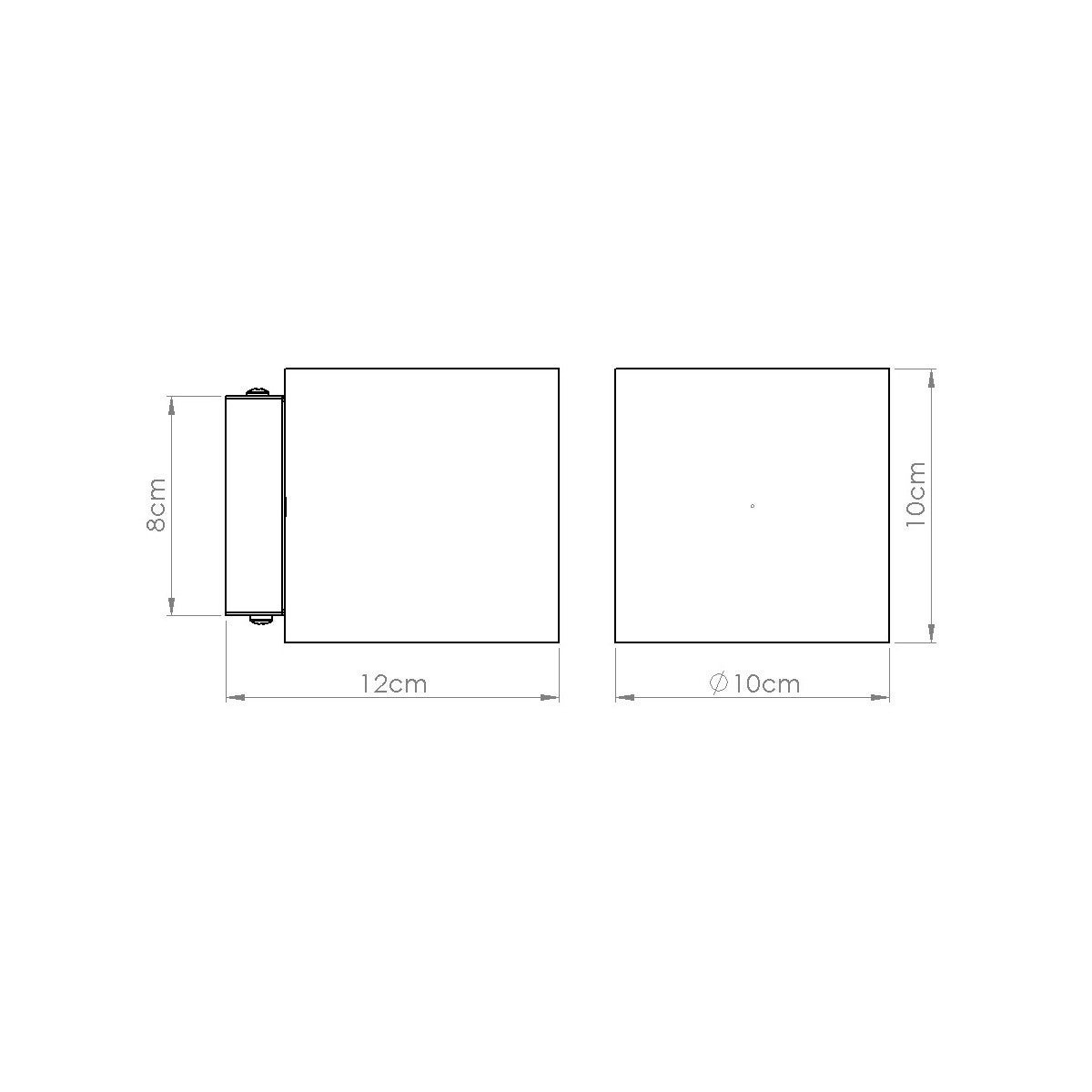 Kinkiet ścienny betonowy ORBIS zielony oliwkowy 1xG9x15W beton architektoniczny wym:10x10x12cm IP20 Sollux Lighting - 8