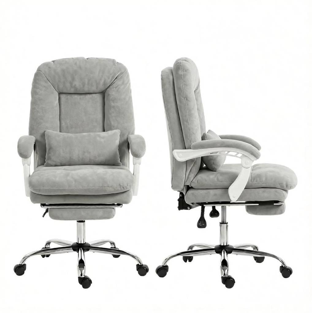 Chaise de bureau ergonomique, hauteur réglable, dossier inclinable et ...