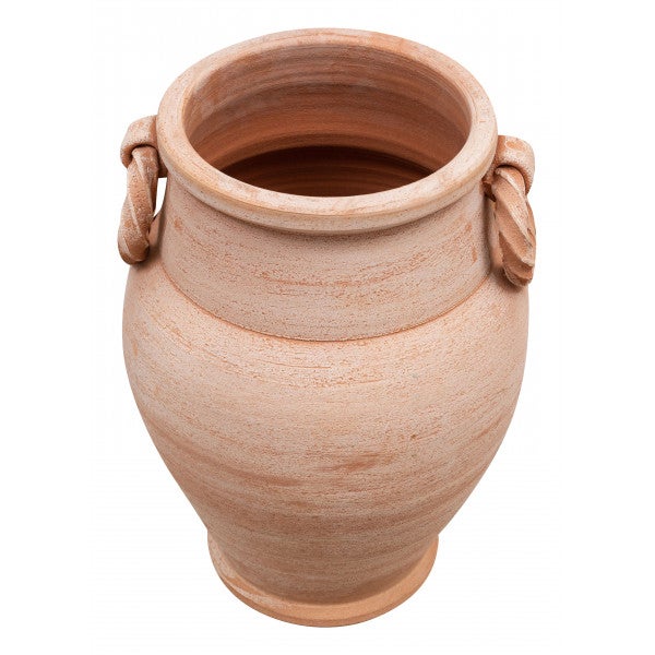 BISCOTTINI Porte-parapluie Terre Cuite Fait Main - Vase Extérieur Intérieur - Porte-parapluie d'Entrée 32x46cm - 5