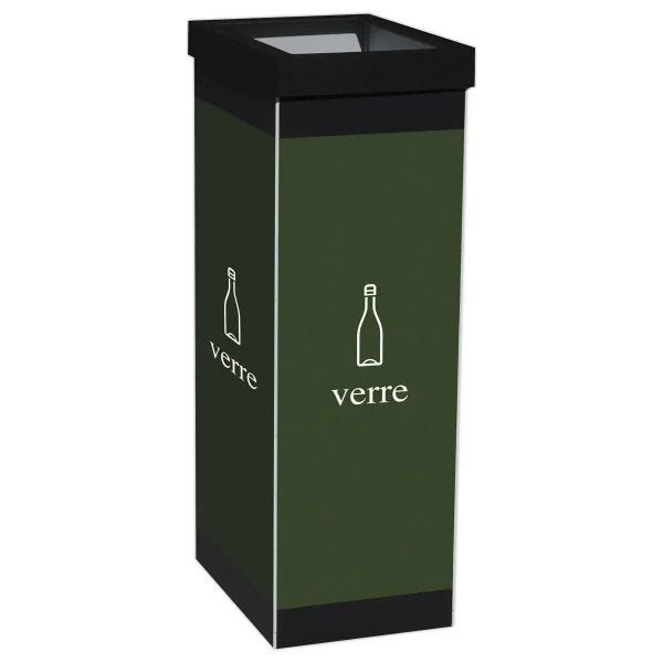 Lot De 3 Poubelles à Recyclage 20 Litres Empilables En Plastique Avec Lot De 3 Poubelles à Recyclage 20 Litres Empilables En Plastique Avec